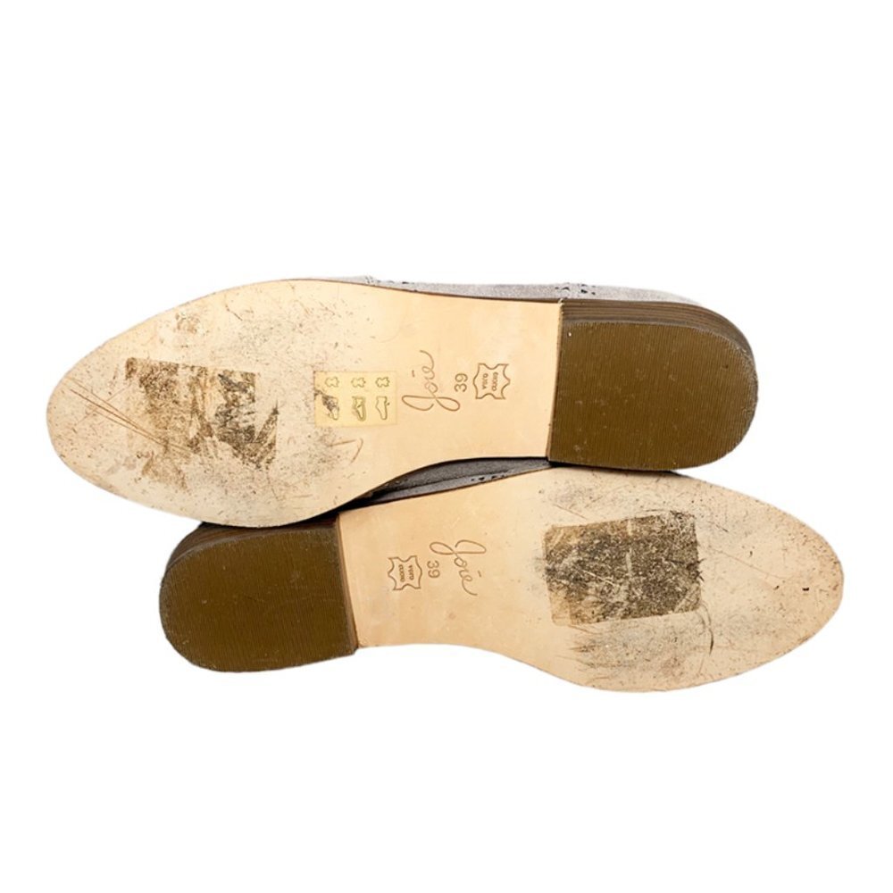 JOIE Lucy Suede Studded Zip Bootie - Picture 9 of 9